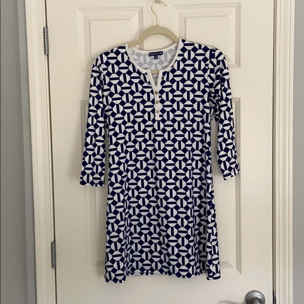 Melly M Three Quarter Sleeve Dress